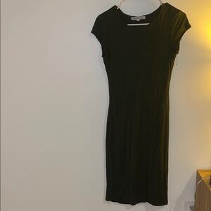 Elegant Olive Green Dress